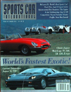 SPORTS CAR INTERNATIONAL 1992 NOV - MCLAREN, JAGUAR SS 100/XK 120, AUDI S4